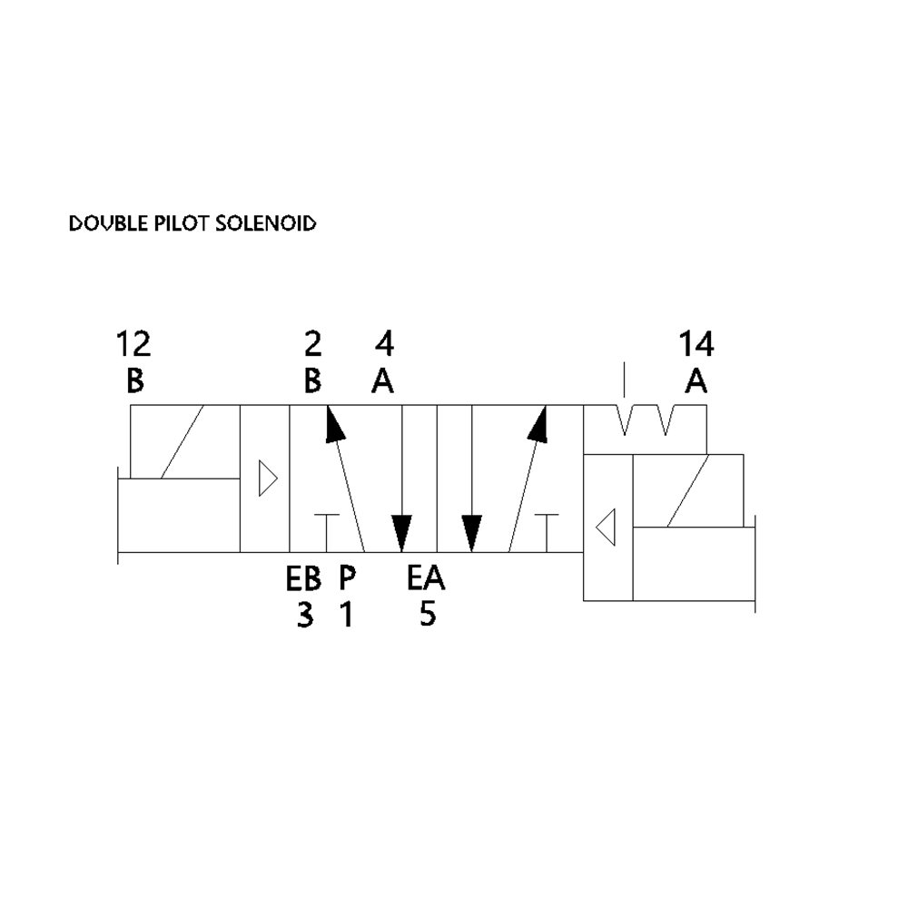 554BB400MT11B61 NUMATICS/AVENTICS SOL-PILOT VALVE<BR>MK 55 SERIES 4/2 DETENT 24VDC, FL LK O'RIDE
